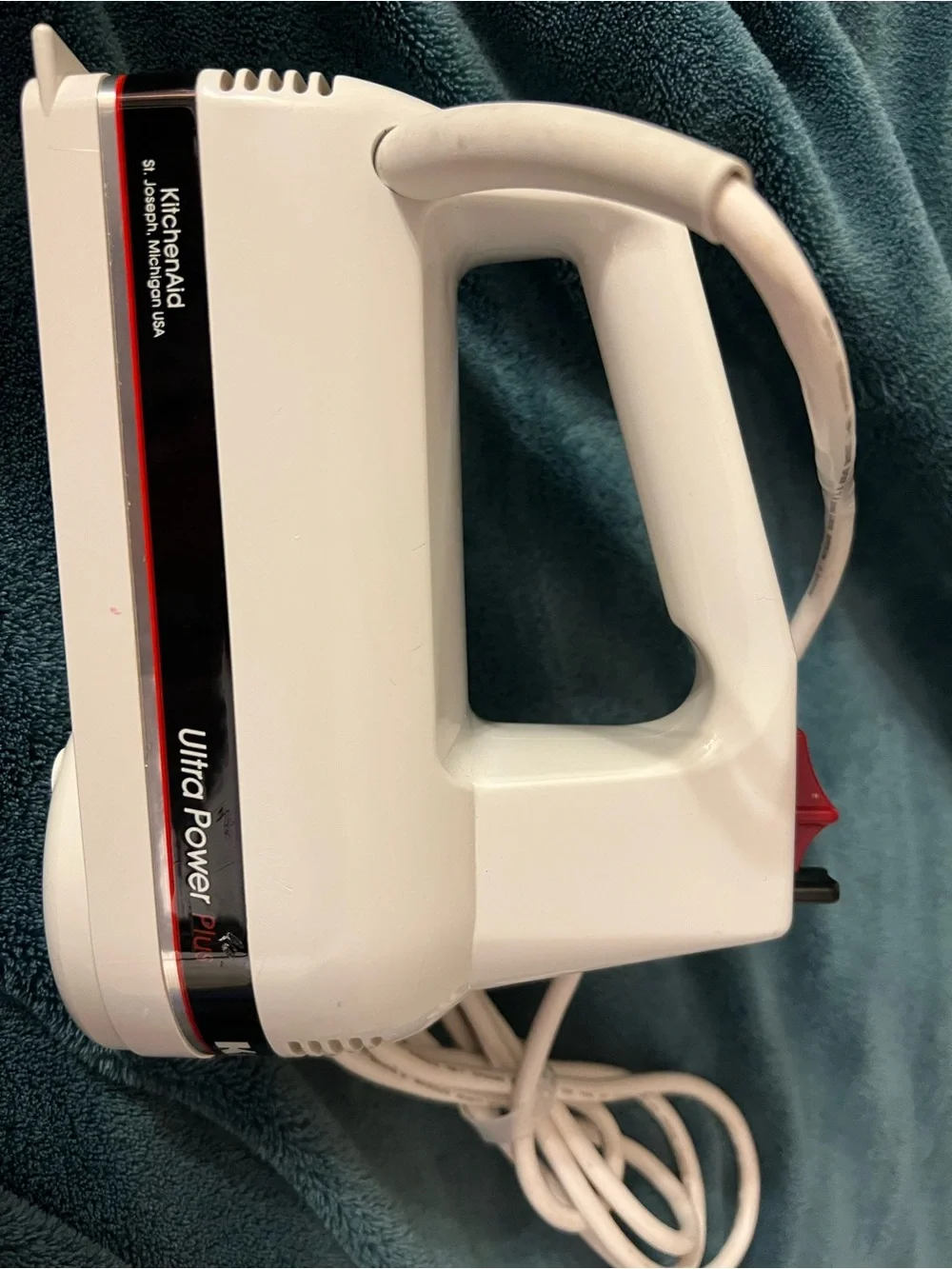 KitchenAid Ultra Power Plus white 5-speed hand mixer only- St. Joseph Michigan